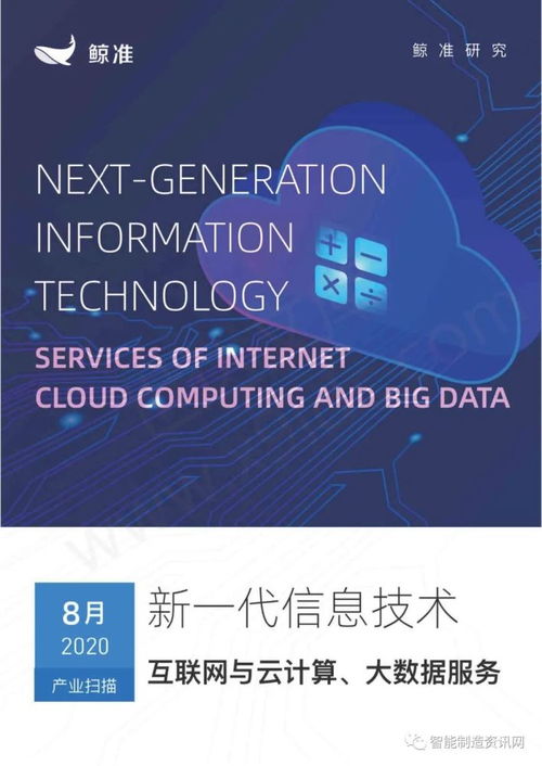 鲸准 产业扫描,新一代信息技术行业 互联网与云计算 大数据服务